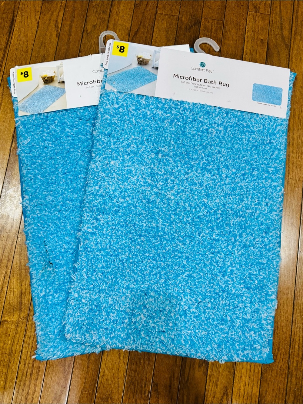 New comfort bay microfiber bath rugs 17 x 26 in
